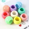 Cuentas de Plástico Coloridas de Agujero Grande para Manualidades DIY Cuentas de Barril Material para Ensartar Pulsera Collar Accesorios de Joyería Cuentas Sueltas Venta al por Mayor