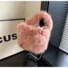 Bolsa de nube peluda al por mayor transfronteriza para mujer, piel sintética, para el hombro, portátil, con cadena, exquisita, de alta calidad, para la noche