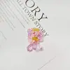 Pendientes de Borla de Flor de Cristal Degradado con Cuentas Hechos a Mano Accesorios Decoración de Ropa Venta Directa de Fábrica Al Por Mayor en Stock