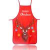 Atacado Transfronteiriço Amazon Decoração de Natal Tecido para Avental Estampado Adereços Avental Desenho Animado Fantasia de Natal Presente