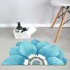 Tapete Suave de Diatomita Transfronterizo para Piso Baño Antideslizante Absorbente Tapete para Pies Alfombra de Goma Doméstica Tapete de Entrada para Puerta de Baño