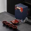 Taza de Pescado de Cerámica Dehua Juego de Té Regalos para Eventos Empresariales Festival de Medio Otoño Día Nacional Souvenirs de Celebración de Tienda Venta al por Mayor