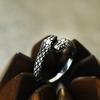 Anillo de Moda para Hombre de Acero de Titanio con Serpiente del Zodíaco Enrollada Año del Zodíaco Serpiente 2025 Este Año de la Vida Anillo de Dedo Simple Avanzado