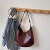 Retro Gran Capacidad Color Sólido Popular 2025 Casual Otoño Nueva Textura Casual Casual Bolso de Hombro Tote Bolso Tote