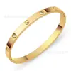 Pulsera de Acero de Titanio de Diez Diamantes de Moda Transfronteriza para Mujer con Cierre de Broche Completo Logo de Joyería de Acero Inoxidable Versión Simple Sin Decoloración Venta al por Mayor