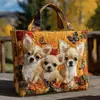 2026 Nueva Serie Transfronteriza de Cachorros Estampado Digital Bolso de Hombro Acolchado de Moda