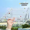 Estante de Exhibición Transparente para Cuentas de Colores, Soporte de Exhibición Multicapa, Caja de Herramientas de Almacenamiento para Kit de Materiales DIY, Estante de Almacenamiento Transparente para Cosméticos
