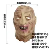 Máscara de Cicatriz de Zumbi de Halloween Headgear de Látex de Terror Máscara de Zumbi Diabólico Fantasia Engraçada Adereços Engraçados