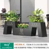 Paisaje de Fábrica Fuente Maceta de Flores Espacio Verde Maceta de Flores Macizo de Flores Caja de Plantación Parque de Comunidad Comercial Canaleta de Flores para Exteriores Personalización