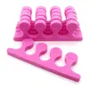 Separador de Dedos para Uñas de Pies Esponja de Eva Separador de Dedos de Pies y Manos Esponja Separadora de Dedos Herramienta de Aislamiento para Esmalte de Uñas Herramienta Auxiliar