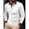 Ropa de hombre de manga larga transfronteriza Amazon casual de negocios para hombre con cuello camisero estampado digital camisa POLO