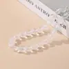 Cristal Branco Natural Contas Soltas Material para Joias DIY Acessórios com Contas Pulseira Semi-Acabada Contas Redondas Soltas Venda por Atacado ao Vivo