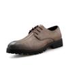 Sapatos Masculinos Transfronteiriços de Primavera e Outono 2025 Sapatos de Couro Pequenos Britânicos Sapatos de Couro de Bico Fino Casuais Masculinos Modernos