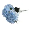Nuevo ramo decorativo de hortensias artificiales para bodas, flores falsas, accesorios de estudio fotográfico de bodas con hortensias artificiales al por mayor