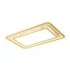 [Transfronterizo] Lámpara de Techo para Sala de Estar, Paquete de Iluminación Rectangular Simple Nuevo para Pasillo, Cristal de Lujo Alto, Estilo Europeo y Americano