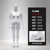 Maniquíes Femeninos Tallas Grandes para Tienda de Ropa, Modelo de Exhibición de Escaparate de Cuerpo Completo, Soporte de Exhibición de Modelo de Mujer Gorda