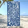 Toalla de Baño de Microfibra Secado Rápido No se Pega la Arena con Diseño de Tortuga Transfronterizo Toalla de Playa Estampado de Tortuga para Vacaciones en la Costa Hecha a Medida