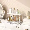 Caixa organizadora de cosméticos, penteadeira de mesa, prateleira de perfumes, lavatório de alta qualidade, suporte para produtos de skincare, hall de entrada