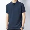 Camisa polo para hombre ropa de trabajo manga corta camisa polo para hombre verano ropa para hombre manga corta fresca delgada camiseta de manga corta para hombre