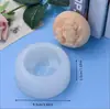Venda Quente Transfronteiriça Série de Natal Sino Redondo Meias Velho em Relevo Aromaterapia Gesso Vela Decoração Molde de Silicone