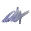 Tira de Vedação de Silicone em Forma de U em Estoque Tira de Borda Decorativa Tira de Vedação de Borda Anticolisão de Vidro Tira de Inserção para Equipamentos de Aço