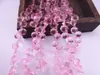 6mm 8mm Furo Transversal Cristal de Morango Cristal Multifacetado Contas Soltas DIY Pulseira Feita à Mão Acessórios de Joias para Pendurar no Carro Contas