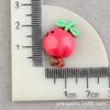 Plátano durazno cereza diy resina dibujos animados accesorios de fruta gota pegamento material para funda de teléfono móvil DIY pegamento crema caja de papelería
