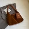 Bolso Tote Casual Retro de Gran Capacidad 2025 Verano Nuevo Estilo Nicho Casual Bolso de Hombro Axilar Bolso para Ir al Trabajo