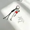 Chaveiro Original Ins Estilo Dark Pingente Y2K Formato de Coração Personalizado Tendência Acessório de Nicho para Bolsas e Chaveiros de Celular