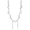 Collar para Mujer Luna de Melocotón Pedrería Borla Lujo Ligero Nicho Estilo Frío Gama Alta Nueva Cadena para Clavícula Joyería para Mujer