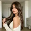 AliExpress nuevo postizo transfronterizo para mujer para la parte superior de la cabeza, con mechas para cubrir el cabello gris, red de seda mate color rosa, envío directo disponible