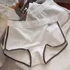 Cuecas Boxer Estilo Esportivo 100% Algodão para Meninas 10A Algodão de Bebê Antibacteriano Cor Sólida Bloqueio de Cor Estilo Menina Respirável Amigo da Pele