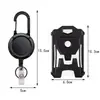 Amazon porta tarjetas PC exterior pesca Luya cuerda de alambre de acero de alta resistencia llavero de fácil extracción equipo de pesca hebilla telescópica