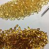 Citrino natural Ojo de Caballo 3*6 cristal amarillo claro oscuro joyería tallada con Piedra