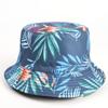 Sombrero de Pescador Tie-Dye Colorido de Doble Cara Europeo y Americano para Mujer Verano Estampado Graffiti Sombrero de Cubeta Casual Sombrero para el Sol Sombrero para el Sol