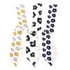 Lenço de Seda Versátil de 96 cm de Comprimento com Laço, Fita Floral e Fita Decorativa para Amarrar no Cabelo ou Decorar Bolsas como Lembrança