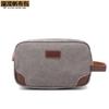 Bolsa de Mano de Lona al por Mayor para Fabricantes Nueva Bolso de Mano Casual de Moda para Hombres Estilo Coreano Billetera Portátil para Monedas Bolsa Cosmética