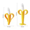 Juguete de Silicona con Forma de Plátano para Morder para Bebés con Ventosa, Palito para Morder de Grado Alimenticio, ¡El Más Vendido!