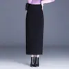 Elegante Falda Bodycon Recta Jacquard Retro para Mujer, Nueva Moda Primavera y Otoño 2026 Falda de Longitud Media Adelgazante