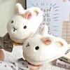 Pantuflas de Algodón de Invierno para Niños Conejito para Niños y Niñas, Cálidas y Forradas de Felpa, Antideslizantes, Pantuflas Caseras para Bebés para Padres e Hijos, Zapatos Cerrados de Algodón