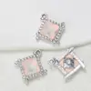 Pulseira Colar Acessórios de Joias DIY Fábrica de Joias Atacado Quadrado de Diamante Cruzado Quadrado Deslocado Exclusivamente para Vendas Transfronteiriças