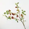 94cm Galho Grande Artificial de Framboesa Fruta Baga Fruta Silvestre Decoração Suave para Casa Arranjo de Flores Material Floral Atacado Transfronteiriço
