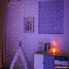 Luces de cortina de alambre de cobre de 3*3 metros con control remoto USB, guirnaldas de luces LED, luces de ambiente para habitación de festival, luces de alambre de cobre, luces decorativas