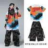Ropa moderna de calle para niños, atuendos de hip-hop para actuaciones para niños y niñas, batería de hip-hop para niños, atuendos de verano elegantes para niñas