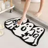 Alfombra Jacquard de Terciopelo Fantasma Hecha a Medida de Fábrica, Felpudo Absorbente de Agua Antideslizante para Entrada de Baño, Felpudo para Entrada, Alfombra para Vestíbulo