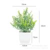 Venta caliente transfronteriza Nueva planta artificial Planta verde falsa Decoración de interior y exterior Eucalipto de plástico Maceta Hierba de primavera Bonsái