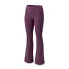 Pantalones Largos de Pierna Ancha Plegados en la Cintura Micro Acampanados para Mujer, Fruncidos Levanta Glúteos, Piernas de Durazno, Secado Rápido, Deportivos, de Yoga, Otoño Invierno Europeos y Americanos