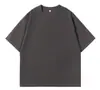 Camiseta de Manga Curta 100% Algodão 300g para Homem, Corte Solto, Tamanho Grande, Camiseta Básica para Casal, Estilo Tendência para Casal 300g, Gola Redonda