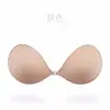 Sujetador invisible transpirable push-up sin tirantes transfronterizo para traje de baño combinado con sujetador de silicona para vestido de novia protectores de pezón antideslizantes
