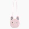 Nuevo y lindo bolso bandolera de peluche de moda para niños con forma de oso y gato, monedero, mini bolso de hombro para niña